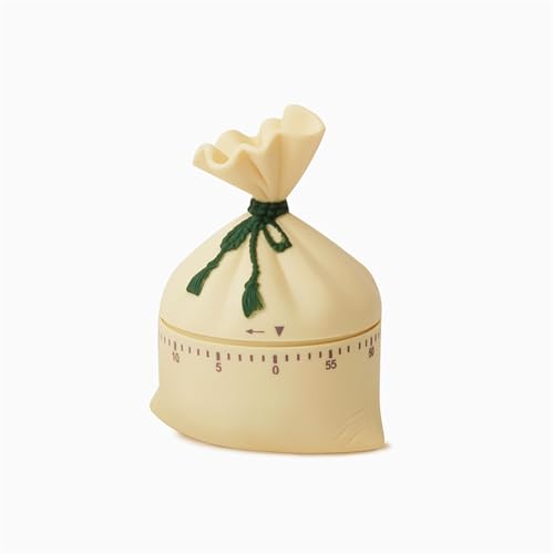Sarah Duke Küchentimer Kurzzeitwecker Küche Mechanischer Wecker Kreativer Bonbontüte Timer Gadgets Lustig Küchentimer Eieruhren für Alarm Steaming Manual Timer (Beige) von Sarah Duke
