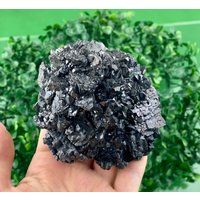 Dunkelschwarzer Sphalerit, Galenit, Skelett Aus Madan, Bulgarien, Kristall, Mineral, Stein, Fels, Geschenk, Sammlung, Top-Qualität, N5444 von SarahCornerM