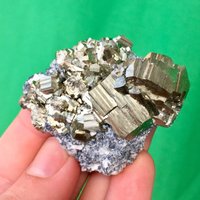 Glänzender Pyrit Sphalerit Und Quarz Aus Madan , Bulgarien Natürliches Mineral Kristall Geschenk Edelstein Sammlung N6585 von SarahCornerM