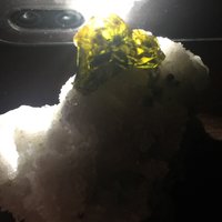 Transparente Grüne Sphalerit Cleiophane Auf Quarz Aus Bulgarien, Gelb-Grün, Mineral, Kristall, Sammlung, Edelstein, Stein, N4741 von SarahCornerM