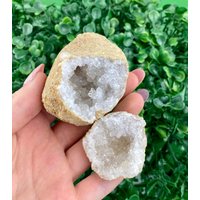 Wunderschöne Achat Geode Bergkristall, Geode, Oco Mineral, Kristall, Edelstein, Berg, Geschenk, Natürlicher Achat, Weißer N5574 von SarahCornerM