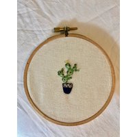 Prickly Pear Cactus Stickerei Prickly Pear Cactus Stickerei von SarahDangeloDesigns