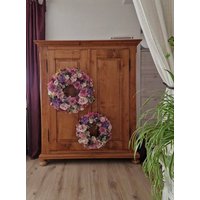 Türkranz, Wandkranz, Deko, Seidenblumen, Kunstblumen, Wreath, Dekokranz, Blumenkranz von SarahFlowerheaven