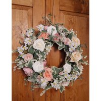 Türkranz, Wandkranz, Kunstblumen, Seidenblumen Kranz, Wreath, Dekokranz, Blumenkranz Türkranz, Wandkranz, Kunstblumen, Seidenblumen Kranz, Wreath, Dekokranz, Blumenkranz von SarahFlowerheaven