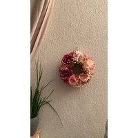 Türkranz 35cm Durchmesser, Wandkranz, Seidenblumen, Kunstblumen, Wreath, Blumenkranz von SarahFlowerheaven