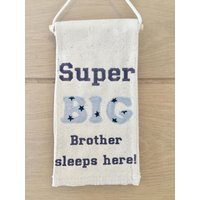 Big Brother Türschild, Schlafzimmer Personalisiertes Geschenk, Bruder Dekor von SarahJaneDesigns74