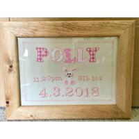 Mädchen Personalisiertes Namensbild, Neues Baby Geschenk, Türschild, Schnelle Lieferung von SarahJaneDesigns74