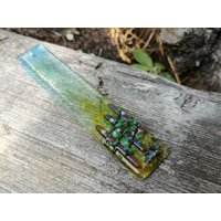 Handgemachter Glaszaun Sonnenfänger Blumenornament von SarahMillerGlass