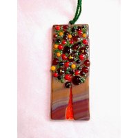 Verschmolzener Glasbaum Sonnenfänger Ornament von SarahMillerGlass