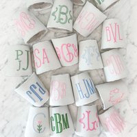 Personalisiertes Nachtlicht Mit Gesticktem Monogramm Kinderzimmer Dekor von SarahSlusherDesign
