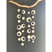 Mod Keramik Bisquitware Wandbehang von SarahZarrabiCeramics