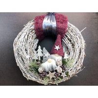 Advent Türkranz Türdeko Türschmuck Weihnachten Wachs Weidenkranz Wichtel Santa Wihnachtsmann Advent Türkranz Türdeko Türschmuck Weihnachten Wachs Weidenkranz Wichtel Santa Wihnachtsmann von SarahsFlowerStudio
