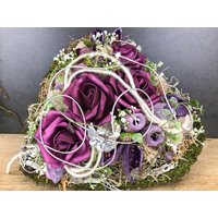 Grabgesteck Grabschmuck Herz Grabdekoration Allerheiligen Engel Rose Grabgesteck Grabschmuck Herz Grabdekoration Allerheiligen Engel Rose von SarahsFlowerStudio