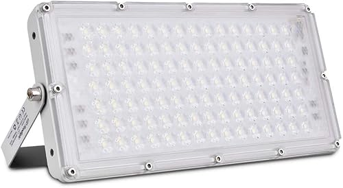 LED Strahler Außen 100W, Sararoom 10000LM Superhell LED Scheinwerfer Aussen, 6500K Kaltweiß Fluter Außenstrahler - IP65 Wasserdicht LED Flutlicht für Garten Auffahrt Garage Hinterhof Terrassen von Sararoom