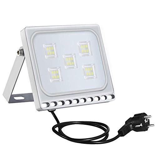 Sararoom LED Strahler 30W, 2400LM LED Fluter 6500K Kaltweiß LED Wandleuchte mit 30 Leds - IP65 Wasserdicht LED Scheinwerfer Flutlichtstrahler Außenstrahler mit Stecker für Garten Hof Garage Sportplatz von Sararoom