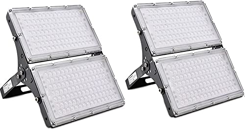 Sararoom 200W LED Strahler Außen, Superhell 20000LM Scheinwerfer Aussenstrahler, IP65 Wasserdicht Flutlicht 3000K Warmweiß, für Garten Terrassen Hof Garage Sportplatz, 2er-Pack von Sararoom
