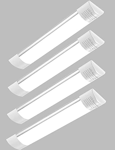 Sararoom LED Feuchtraumleuchte 90cm, 30W 3600LM LED Deckenleuchte Werkstatt Röhre Lichtleiste, Kaltweiß 6500K Werkstattlampe Leuchtstoffröhre Unterbauleuchte für Garage Büro Schlafzimmer Küche,4st von Sararoom