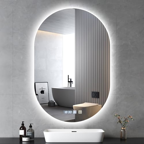 Sararoom Badspiegel LED Spiegel mit Beleuchtung 75x50cm | Wandspiegel Badezimmerspiegel | Kosmetikspiegel Schminkspiegel, Touch-Schalter, 3 Lichtfarben, Dimmbar, Antibeschlag,IP44, Horizontal/vertikal Sararoom Badspiegel LED Spiegel mit Beleuchtung 75x50cm | Wandspiegel Badezimmerspiegel | Kosmetikspiegel Schminkspiegel, Touch-Schalter, 3 Lichtfarben, Dimmbar, Antibeschlag,IP44, Horizontal/vertikal von Sararoom