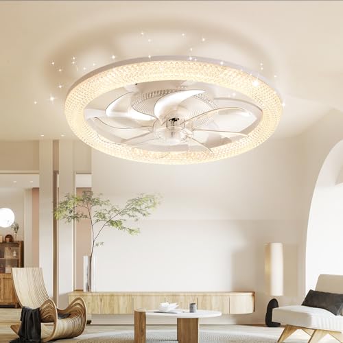 Sararoom Deckenventilator mit Beleuchtung 48cm, 70W LED Deckenleuchte mit Ventilator, 3 Farbtemperatur 6 Geschwindigkeiten Deckenlampe Dimmbar Fernbedienung & App für Wohnzimmer Schlafzimmer Büro Sararoom Deckenventilator mit Beleuchtung 48cm, 70W LED Deckenleuchte mit Ventilator, 3 Farbtemperatur 6 Geschwindigkeiten Deckenlampe Dimmbar Fernbedienung & App für Wohnzimmer Schlafzimmer Büro von Sararoom