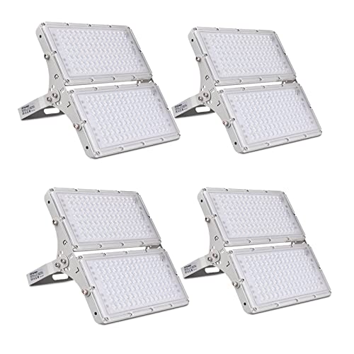Sararoom LED Strahler 200W 20000LM Scheinwerfer Außen, 6500K Kaltweiß Superhell Fluter Flutlicht, IP65 Wasserdicht Flutlichtstrahler Aussenleuchte für Garten Hof Garage Sportplatz Werkstatt Wand, 4St Sararoom LED Strahler 200W 20000LM Scheinwerfer Außen, 6500K Kaltweiß Superhell Fluter Flutlicht, IP65 Wasserdicht Flutlichtstrahler Aussenleuchte für Garten Hof Garage Sportplatz Werkstatt Wand, 4St von Sararoom