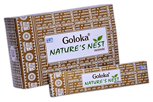 Goloka Nature's Nest Incense Räucherstäbchen,15 g - Nature's Nest - 12 von Saraswati