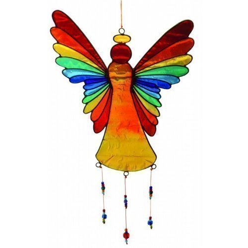 Grosser Feng Shui Suncatcher - Engel - 21 cm Toller Rainbow Fensterschmuck! von Saraswati