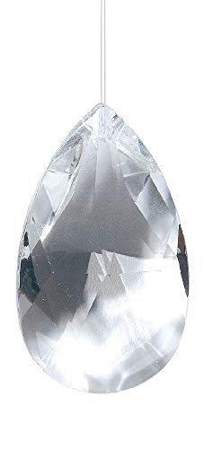 Kristall Drachenträne Vollschliff Feng Shui Glas Kristall 63mm von Saraswati
