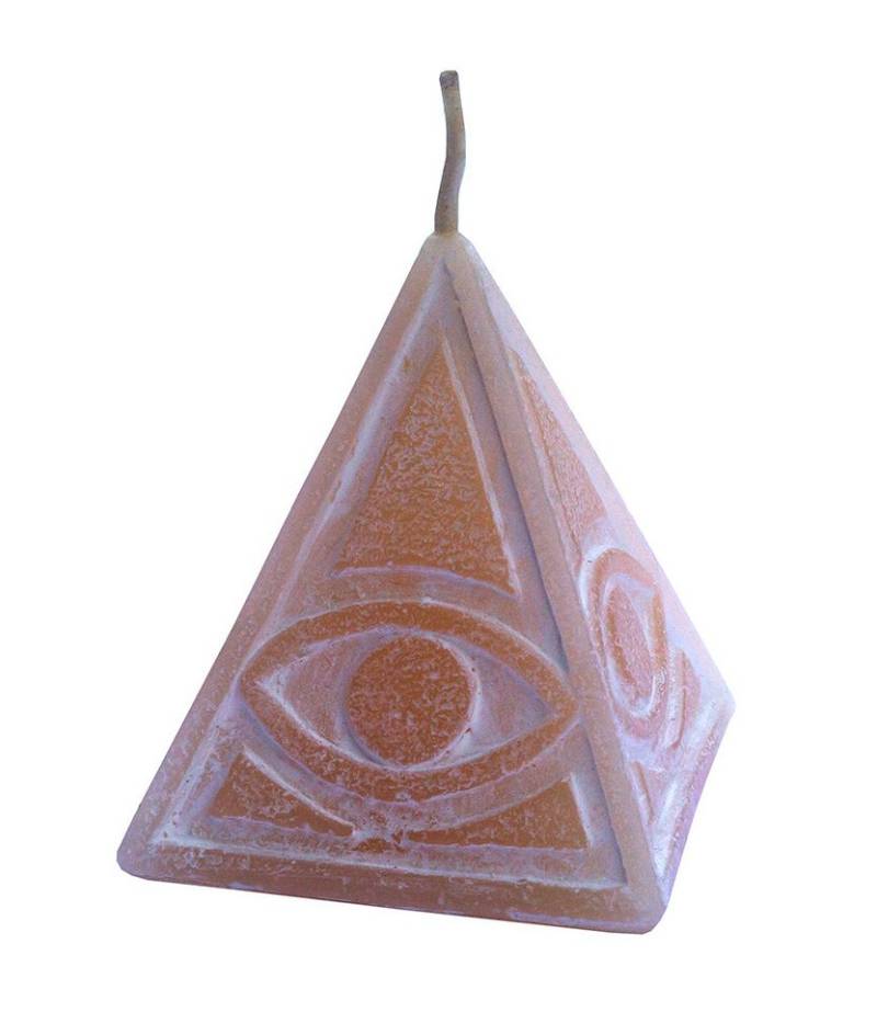 Saraswati Formkerze Kerze "Auge der Vorsehung" 7x8cm von Saraswati