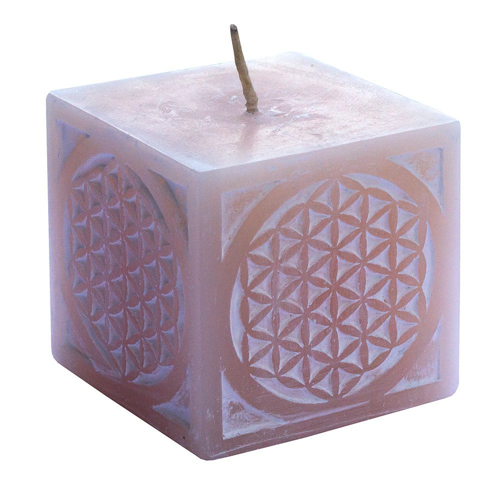 Saraswati Formkerze Kerze "BDL Cube" 7x7cm von Saraswati