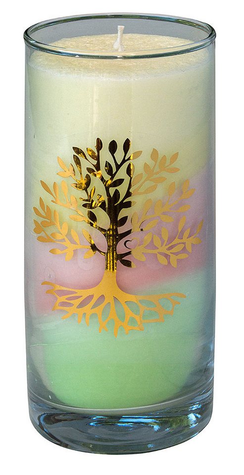 Saraswati Formkerze Kerze "Dream Lebensbaum" im Glas Stearin 14cm Saraswati Formkerze Kerze "Dream Lebensbaum" im Glas Stearin 14cm von Saraswati