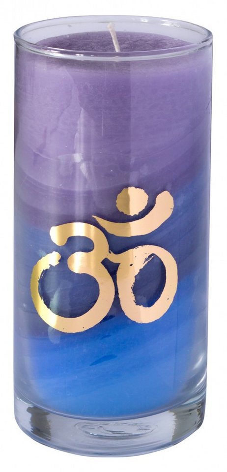 Saraswati Formkerze Kerze "Sky Om" im Glas Stearin 14cm Saraswati Formkerze Kerze "Sky Om" im Glas Stearin 14cm von Saraswati