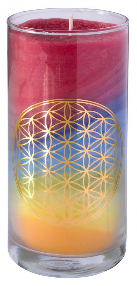 Saraswati Formkerze Kerze "Summer BDL" im Glas Stearin 14cm von Saraswati