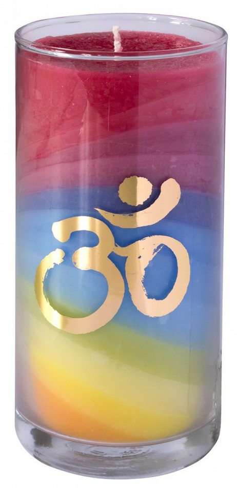 Saraswati Formkerze Kerze "Summer Om" im Glas Stearin 14cm Saraswati Formkerze Kerze "Summer Om" im Glas Stearin 14cm von Saraswati