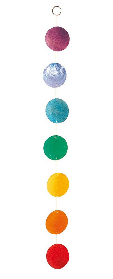 Saraswati Hängedekoration Muschelmobile regenbogenfarben 50cm Saraswati Hängedekoration Muschelmobile regenbogenfarben 50cm von Saraswati