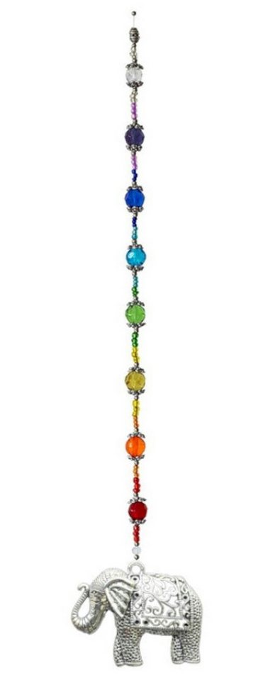 Saraswati Hängedekoration Suncatcher "Rainbow Elephant" Glas/Metall 6x45cm Saraswati Hängedekoration Suncatcher "Rainbow Elephant" Glas/Metall 6x45cm von Saraswati