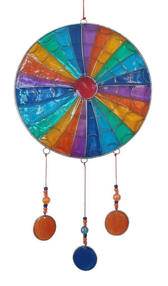 Saraswati Hängedekoration Suncatcher "Sun Rays" Resin multicolour 15x35cm Saraswati Hängedekoration Suncatcher "Sun Rays" Resin multicolour 15x35cm von Saraswati