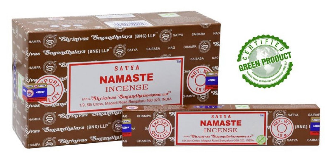 Satya Incense Räucherstäbchen Satya Sai Baba "Namaste" 15gr. Satya Incense Räucherstäbchen Satya Sai Baba "Namaste" 15gr. von Satya Incense