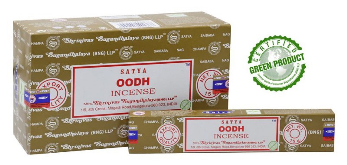 Satya Incense Räucherstäbchen Satya Sai Baba "Oodh" 15gr. Satya Incense Räucherstäbchen Satya Sai Baba "Oodh" 15gr. von Satya Incense
