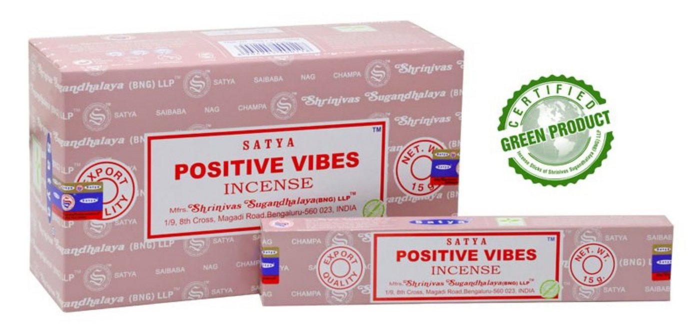 Satya Incense Räucherstäbchen Satya Sai Baba "Positive Vibes" 15gr Satya Incense Räucherstäbchen Satya Sai Baba "Positive Vibes" 15gr von Satya Incense