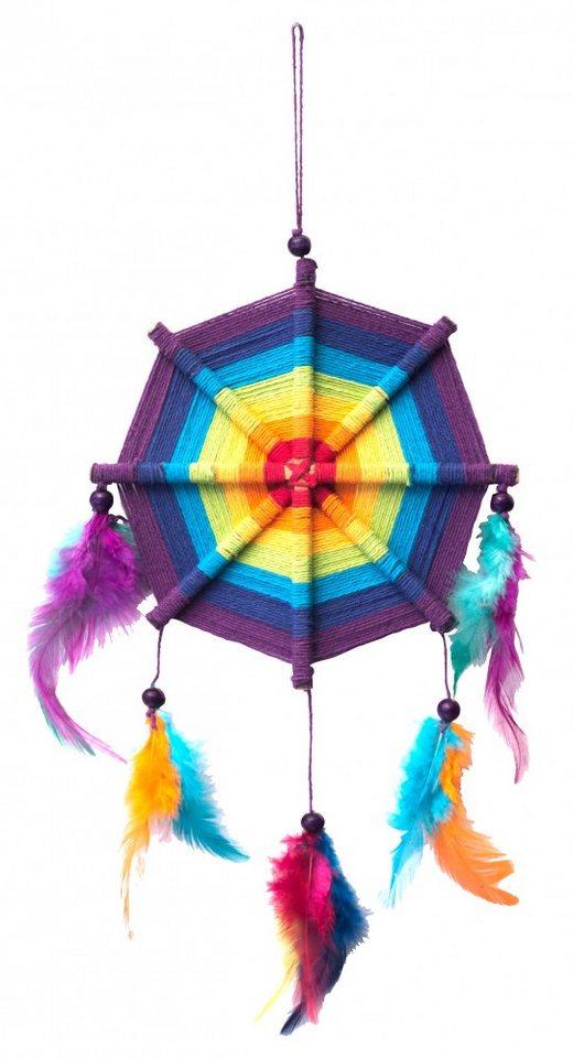 Saraswati Traumfänger Traumfänger Mandela "Rainbow Protection" Nylon 15x30cm Saraswati Traumfänger Traumfänger Mandela "Rainbow Protection" Nylon 15x30cm von Saraswati