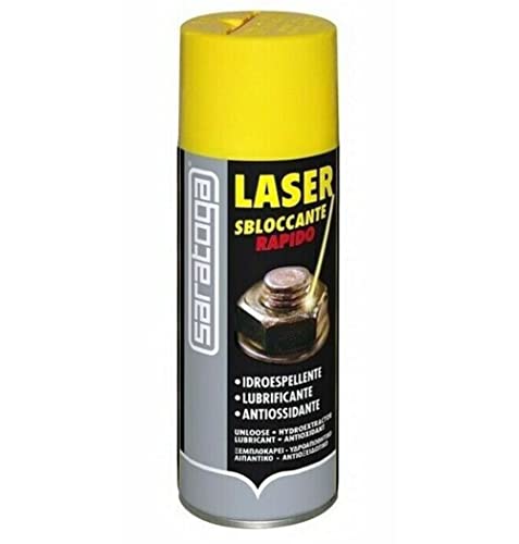 SARATOGA INT.SFORZA SPA Laser-Lösungsmittelspray 400 ml transparente Sprühdose Reiniger von Saratoga