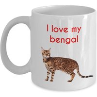 Bengal Katze Becher - Lustiger Tee Heißer Kakao Kaffeetasse Neuheit Geburtstag Weihnachten Jahrestag Gag Geschenke Idee von SarcasticCoffeeMugs