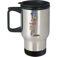Chile Reisebecher - Lustiger Tee Heißer Kakao Kaffee Isolierbecher Neuheit Geburtstag Weihnachten Jahrestag Gag Geschenke Idee von SarcasticCoffeeMugs
