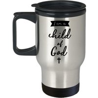 Christianing Tassen - Tauf-Reisebecher Ich Bin Ein Kind Gottes Lustiger Tee Heißer Kakao Kaffeebecher Christianing Tassen - Tauf-Reisebecher Ich Bin Ein Kind Gottes Lustiger Tee Heißer Kakao Kaffeebecher von SarcasticCoffeeMugs