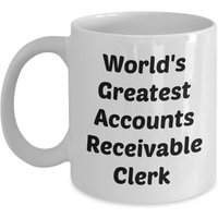 Debitoren-Becher - Weltweit Größter Debitorenbuchhalter Lustiger Tee Heißer Kakao Kaffeetasse Neuheit Geburtstag Geschenkidee von SarcasticCoffeeMugs