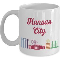 Kansas City You Are Here Tasse - Lustiger Tee Heißer Kakao Kaffeetasse Neuheit Geburtstag Weihnachten Gag Geschenke Idee von SarcasticCoffeeMugs