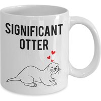 Limitierter Sale Significant Otter Becher - Lustiger Tee Heißer Kakao Kaffeetasse Neuheit Geburtstag Geschenkideelustige Bir von SarcasticCoffeeMugs