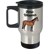 Pferdeflüsterer Reisebecher - Lustiger Tee Heißer Kakao Kaffee Isolierbecher Neuheit Geburtstag Weihnachten Gag Geschenke Idee von SarcasticCoffeeMugs