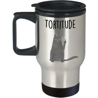 Schildpatt Reisebecher - Tortitude Mug-Isolierter Becher Neuheit Geburtstag Geschenkidee Schildpatt Reisebecher - Tortitude Mug-Isolierter Becher Neuheit Geburtstag Geschenkidee von SarcasticCoffeeMugs