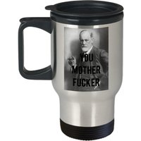 Sigmund Freud Wortspiel Reisebecher - Lustiger Tee Heißer Kakao Kaffee Isolierbecher Neuheit Geburtstag Geschenkidee Sigmund Freud Wortspiel Reisebecher - Lustiger Tee Heißer Kakao Kaffee Isolierbecher Neuheit Geburtstag Geschenkidee von SarcasticCoffeeMugs